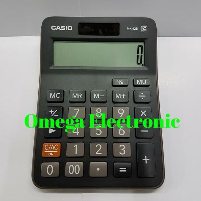 

ITERBATASl Casio Calculator MZ-12S - Kalkulator Meja Office Desktop MZ 12S - Hitam IBDLl