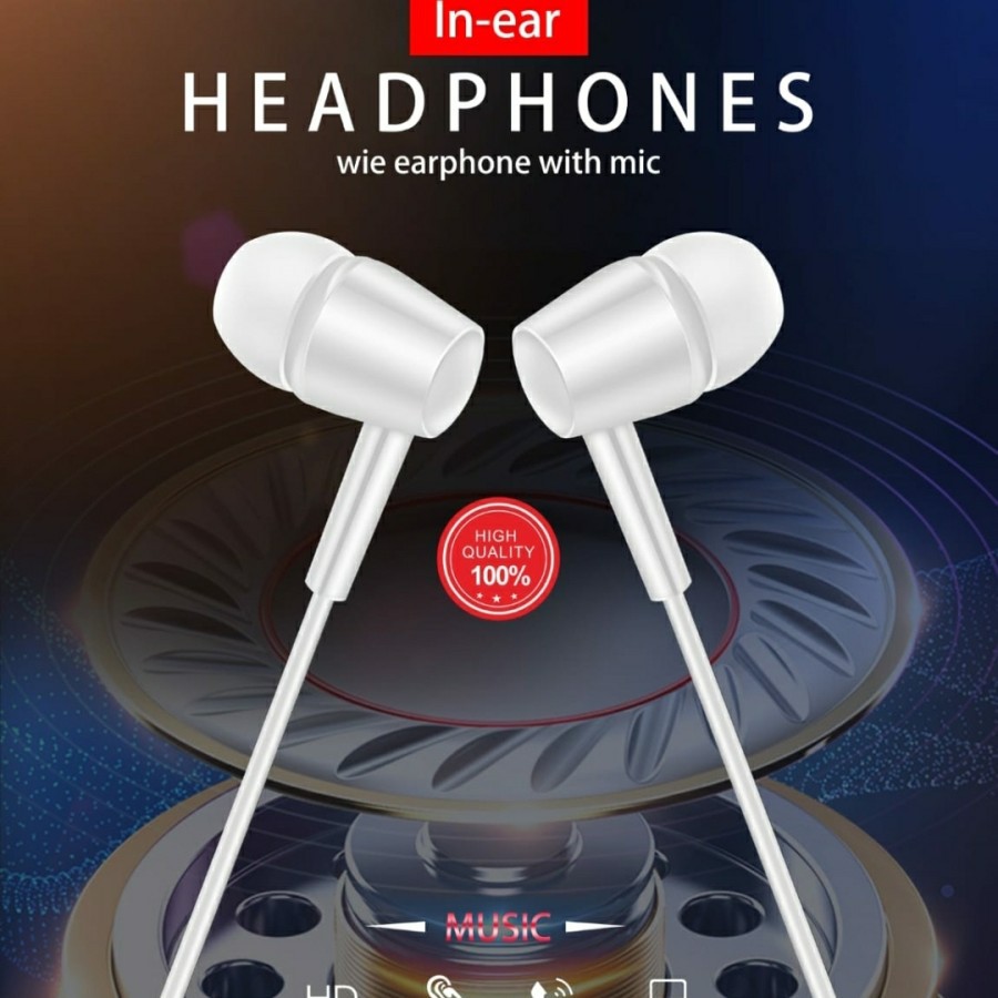 HANDSFREE EARPHONE HEADSET SUPER BASS