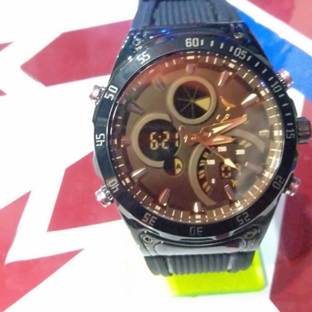 Jam tangan pria original LASEBO dble time LSB-8040