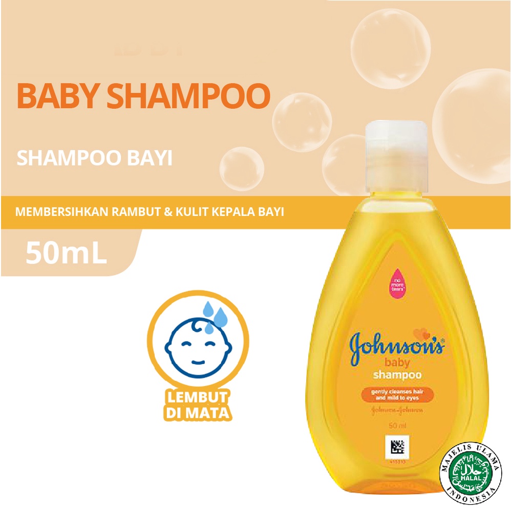 JOHNSON'S Gold Baby Shampoo - Shampo Bayi 50ml