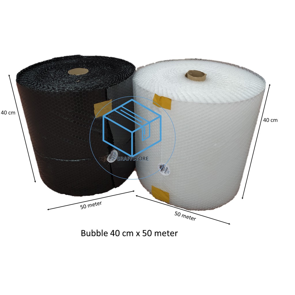 

Promo Bubble wrap 50 m x 40 cm / bubblewrap / plastik bubble tebal / Kualitas terbaik / babelwrap