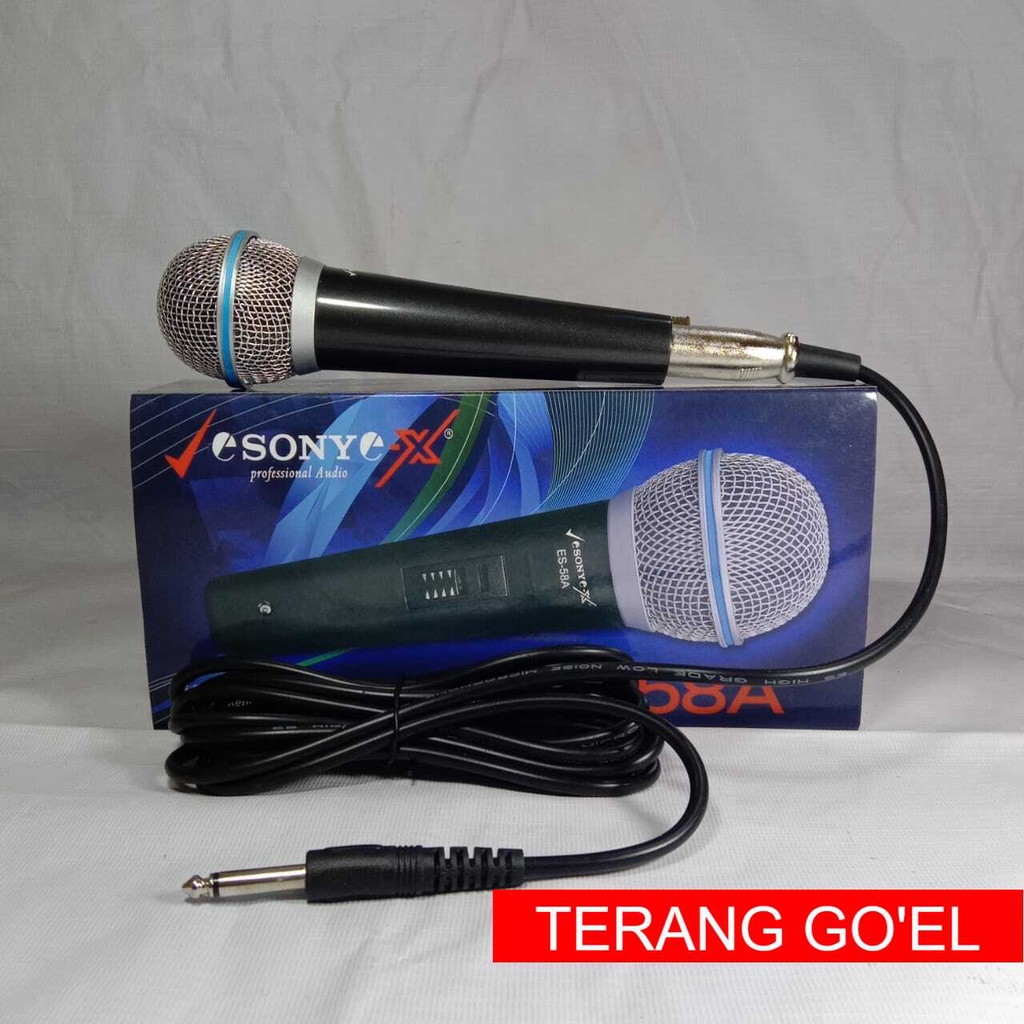 MIC SONY / MICROPHONE SONY / MIC MUSIK / MIC KARAOKE SONY-X ES-58A