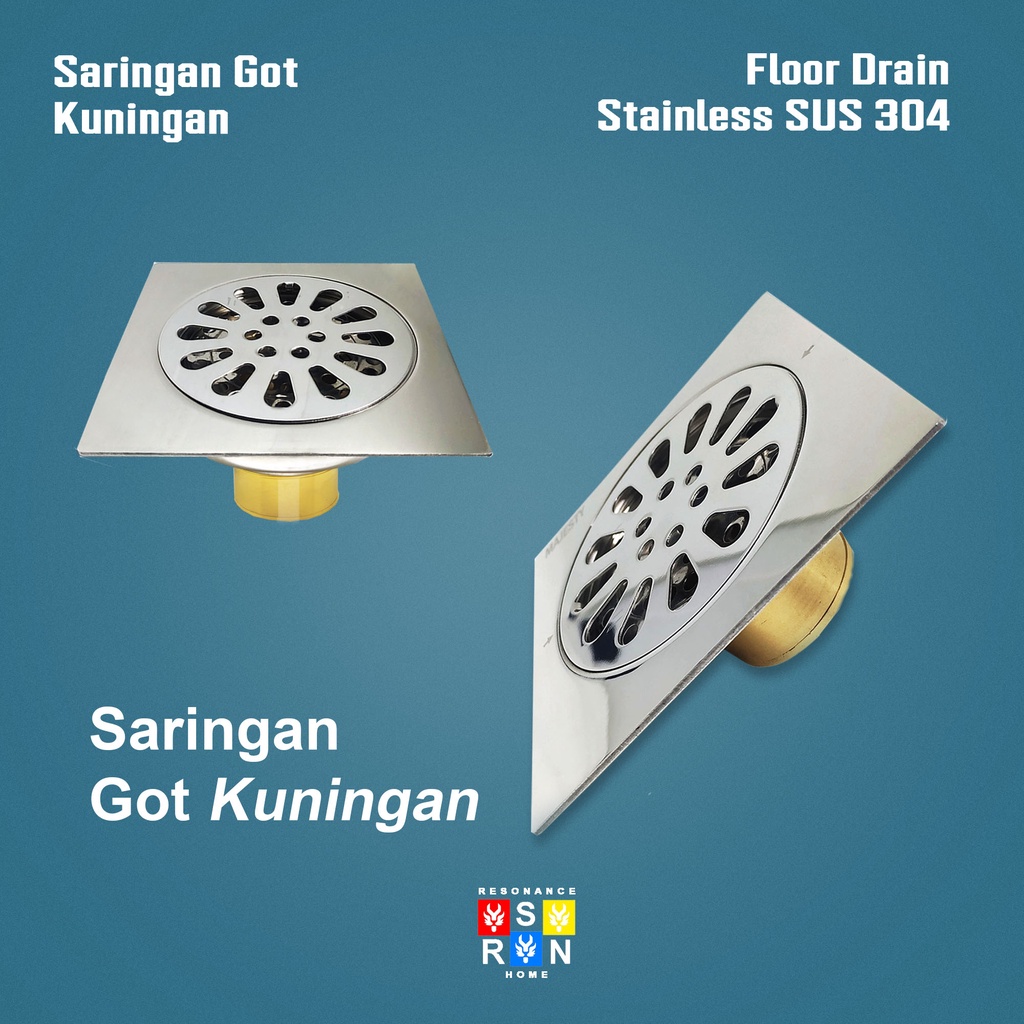 Saringan Got Kuningan Full Stainless SUS 304 Tebal Resonance Home