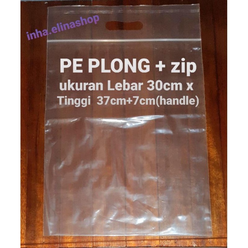 PLASTIK KLIP PLONG UK.30 / PE PLONG ZIPPER/KLIP PLONG uk. 30