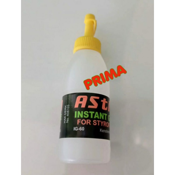 

LEM GABUS / LEM STEROFOAM ASTRO 60CC (TUTUP KUNING LANCIP)