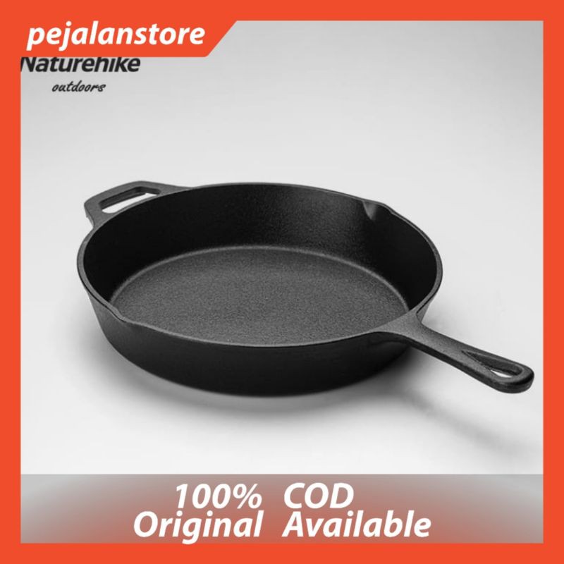 CAST IRON FRYING PAN 10 INCH NATUREHIKE NH20CJ018
