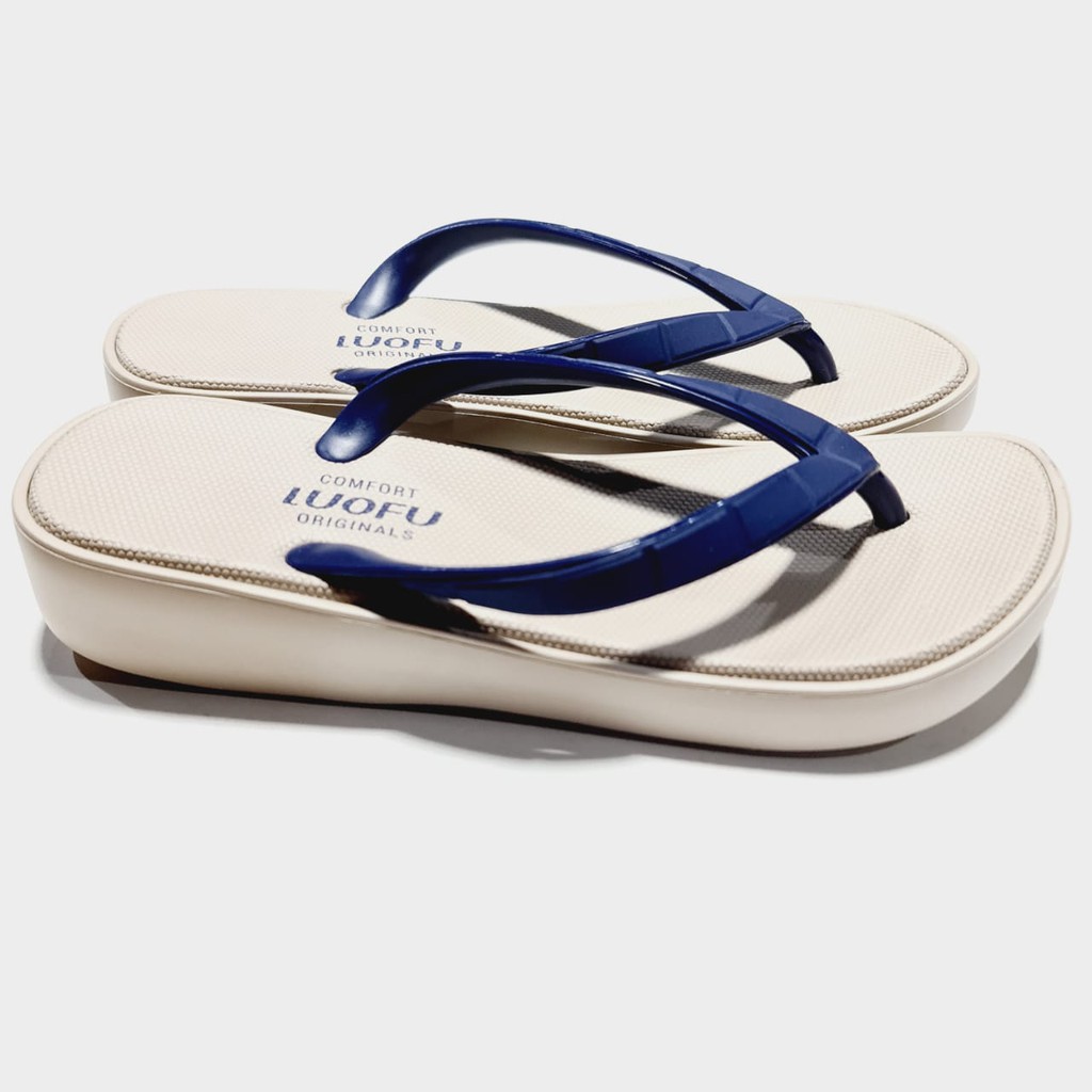 jelly sandal wanita jepit luofu sendal japit cewek karet import E7168B3-A01SBW