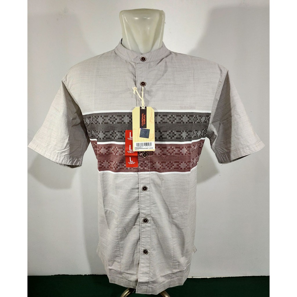 CARDINAL CASUAL KEMEJA KOKO LENGAN PENDEK 100% ORIGINAL