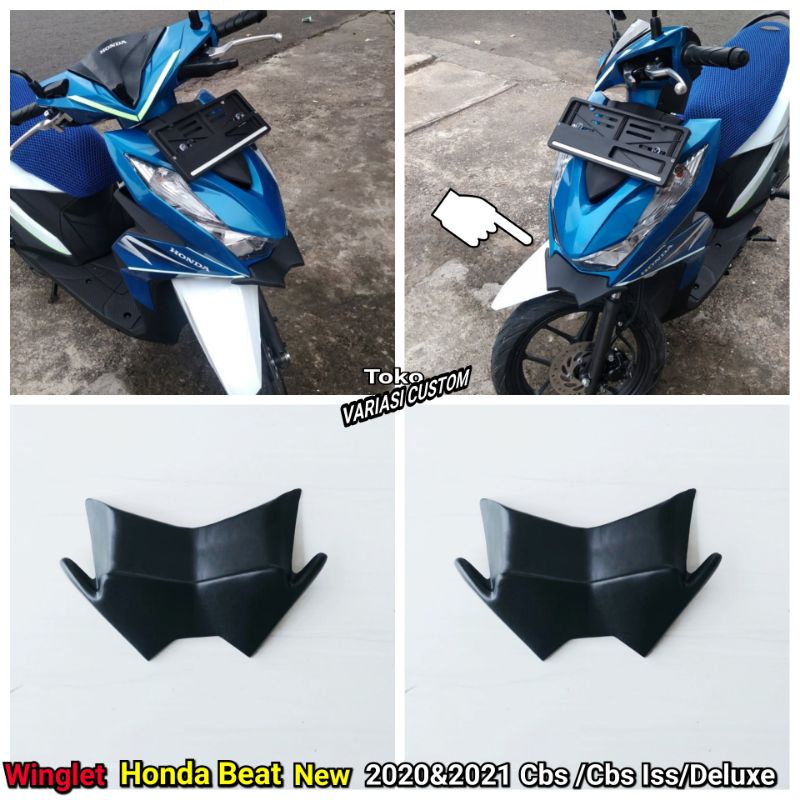 Aksesoris honda beat new 2020&amp;2021 winglet simpel