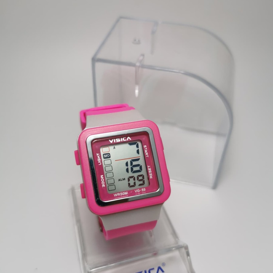 Jam Tangan Anak Segi Empat | Jam Tangan Fashion Murah | Jam Tangan Digital Rubber VG-59
