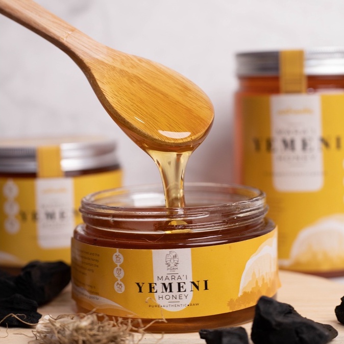 Madu Yaman Marai premium asli original Ashabi 1 KG madu murni natural enak sehat honey madu yemen