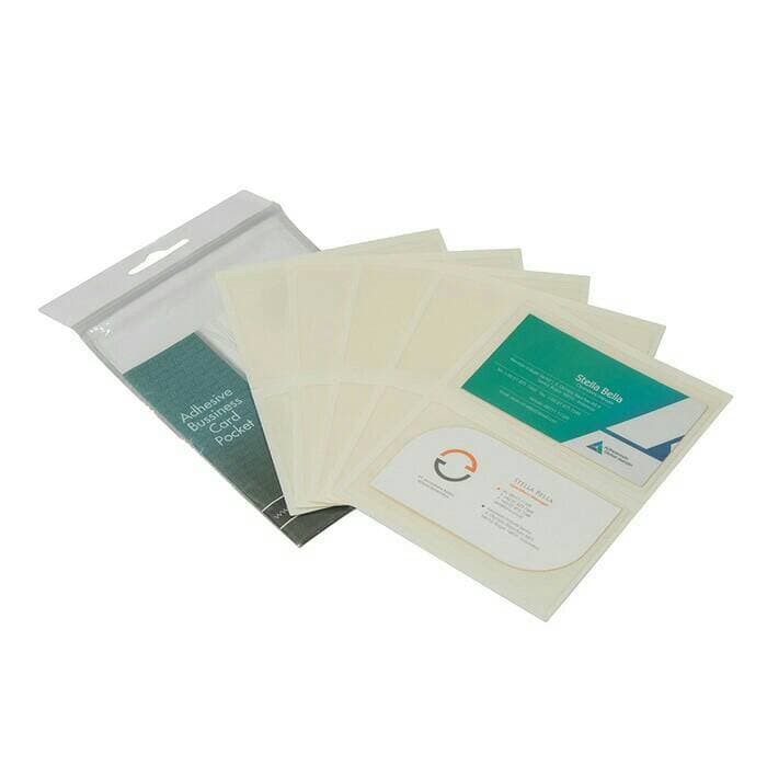 

Business card adhesive pocket murah bermutu