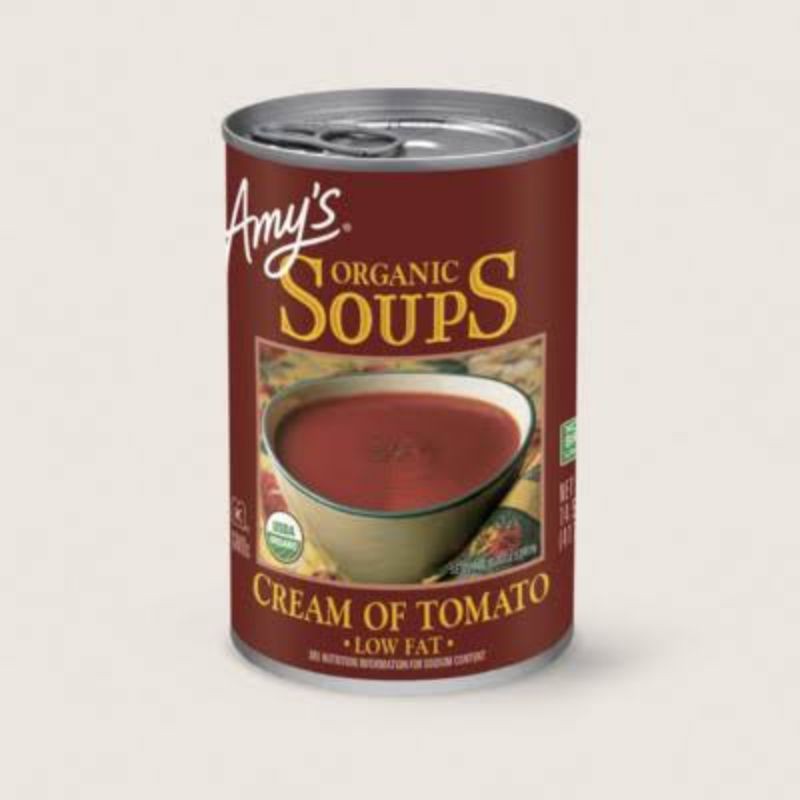 

AMY'S ORGANIC SOUPS CREAM OF TOMATO 411GR