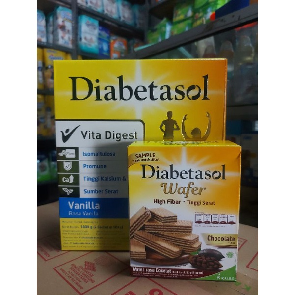 

DIABETASOL MILK VANILA / COKLAT 950 GR (free Fitbar )