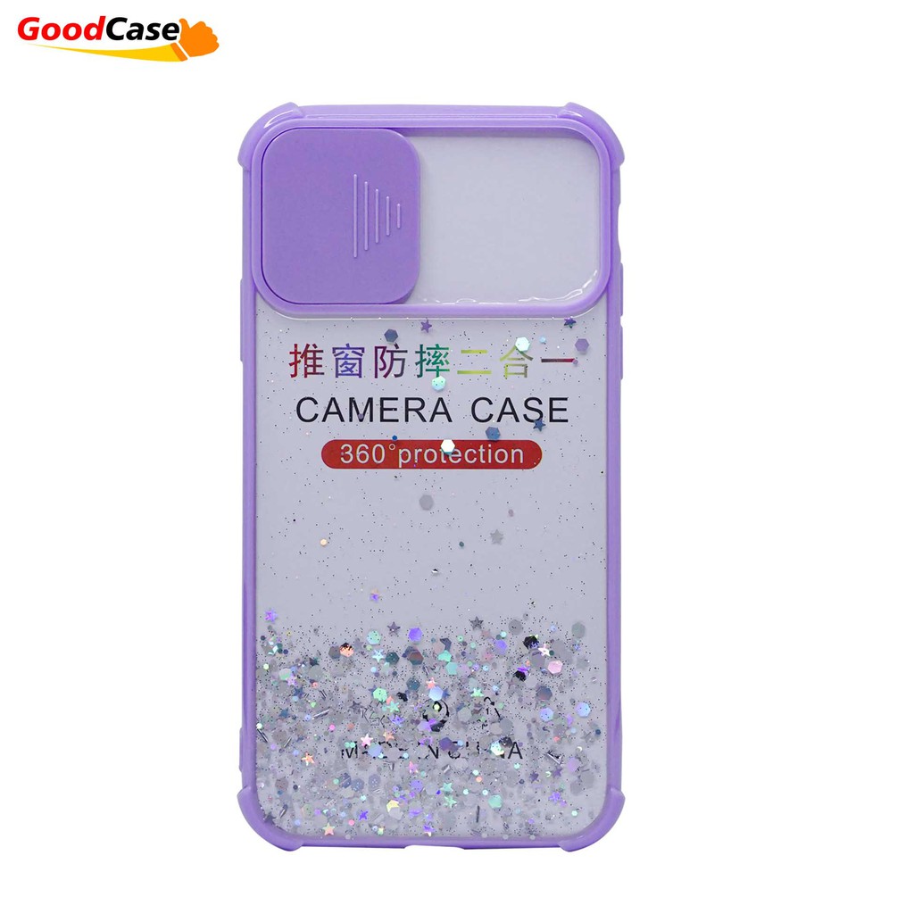 GoodCase -  Case Lensa Samsung A12 5G | A32 4G | A52 4G/5G | Note 20 | Note 20+/20 Ultra Dove Candy Glitter Lensa