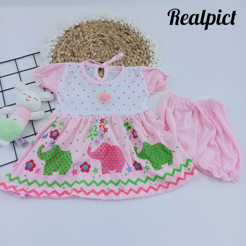 Dress bayi murah 0-18 bulan / baju bayi perempuan