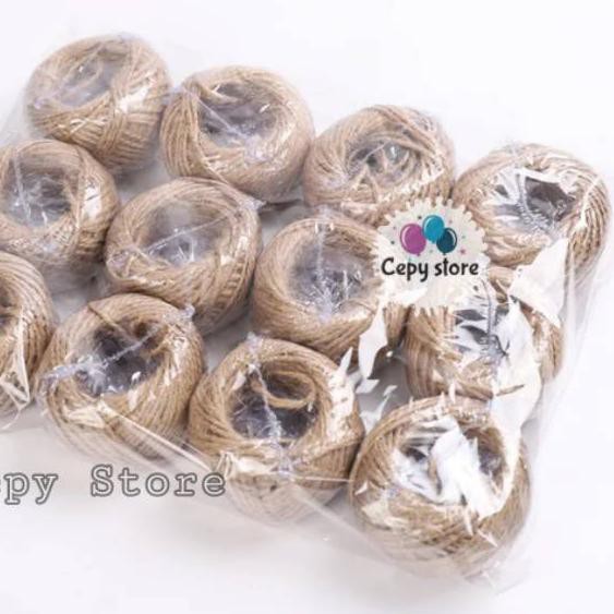 

Diskon!! KODE-764 Hemp Rope / Tali Goni Vintage / Tali Rami Per Roll 50 Meter