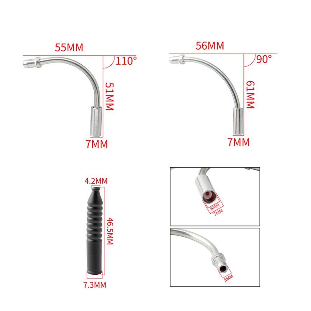 Lanfy V Rem Mie Kabel V-Rem Bengkok Sepeda Gunung Aksesoris Rem Sepeda V-Rem Penutup Debu Pelindung Selang Rem Mie Cable Guide Rem Elbow Tube