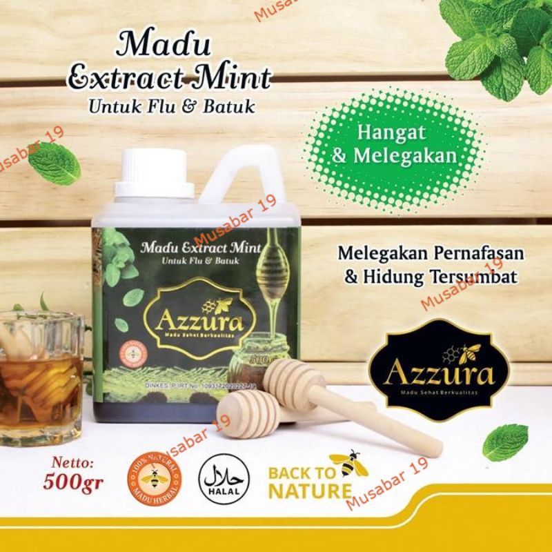 

Madu Azzura - Madu Extract Mint 500gr