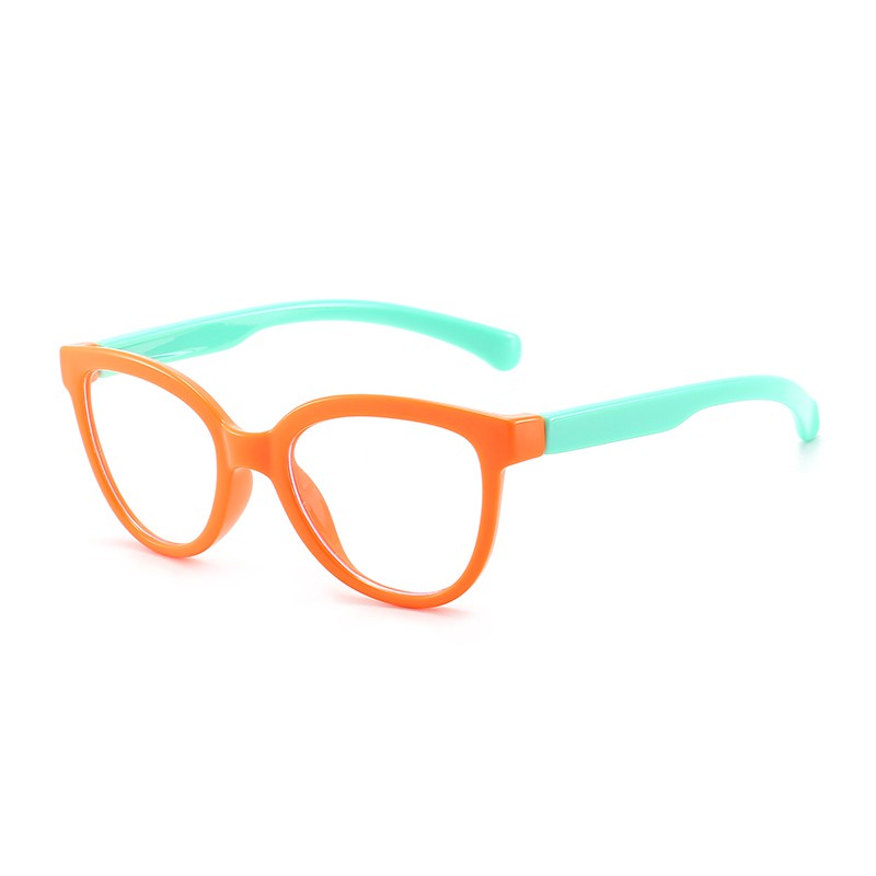 Grey Jack Kacamata Anak Anti radiasi blueray bahan lentur TR90/ FA5030-orange