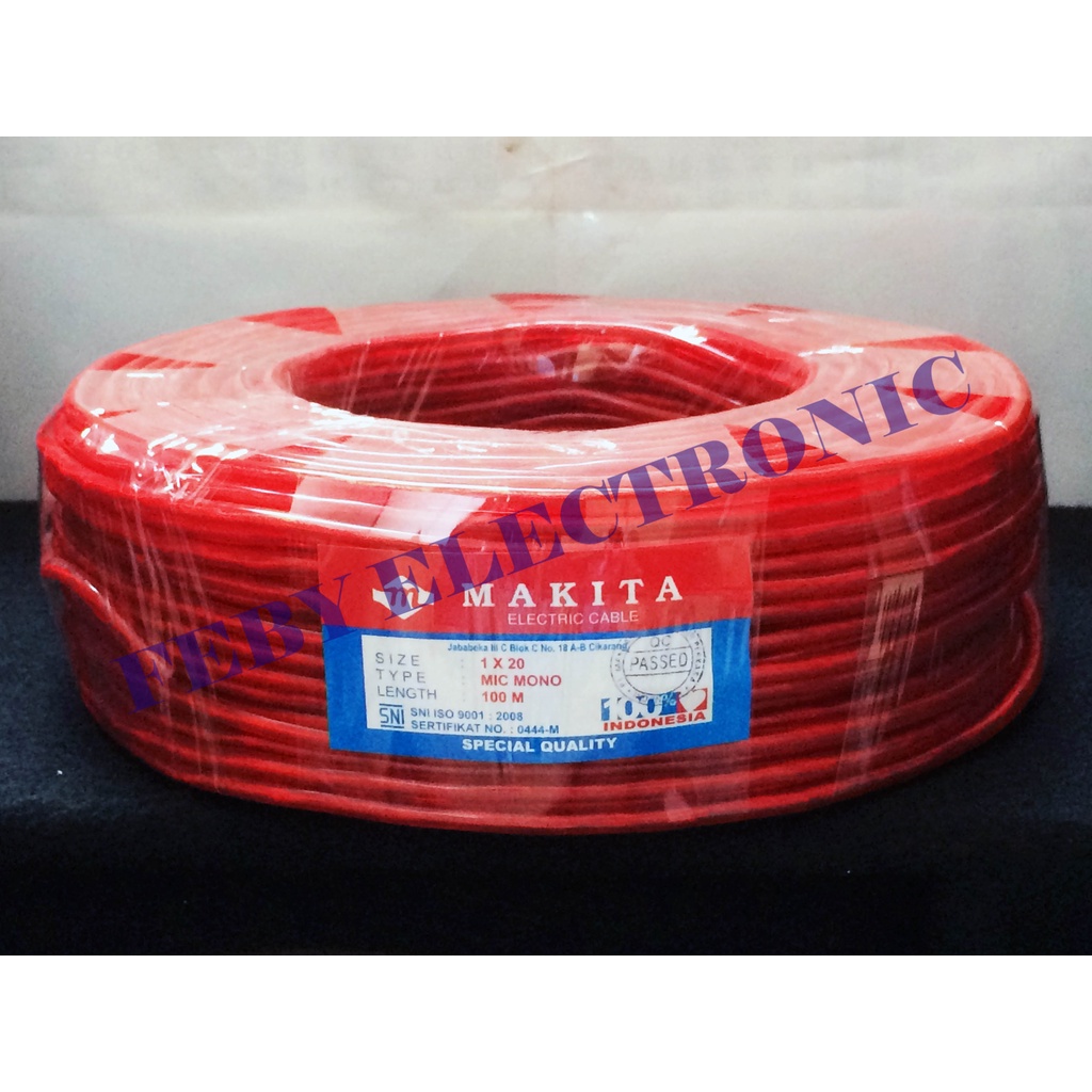 kabel mic makita mono 100 meter