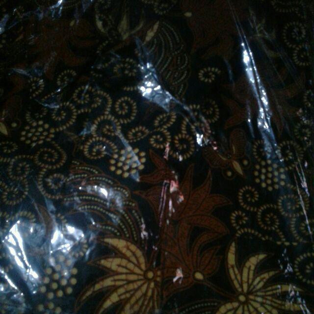 Promo Asli Baju Batik Kemeja Pria Sogan Lawasan Manuk Kembar Katun Cap Solo Baru Pria Kerja Lebaran