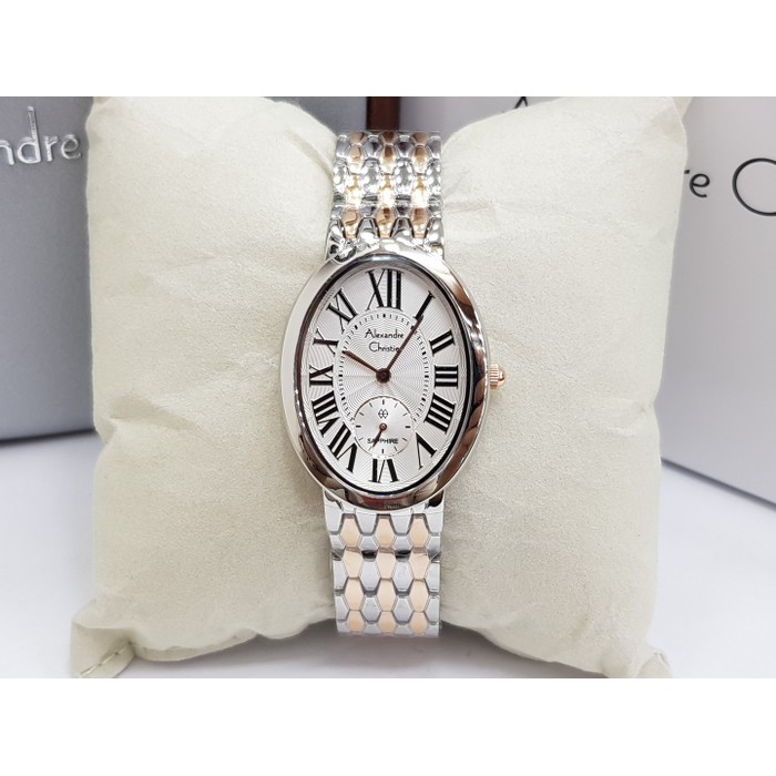 Jam Tangan Wanita Alexandre Christie AC 2667 Sapphire Kombi Original