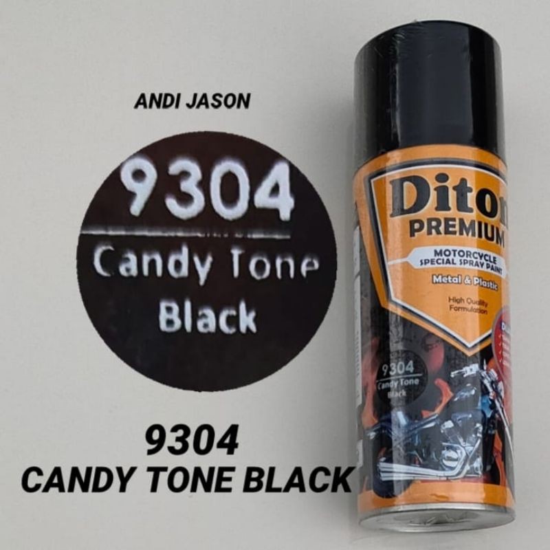 DITON PREMIUM CAT SEMPROT TAHAN BENSIN 400CC 9304 CANDY TONE BLACK