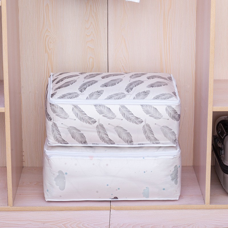 [CLASHOP]Dust cover  Storage Bag Cloth Bag Tempat bed cover pakaian