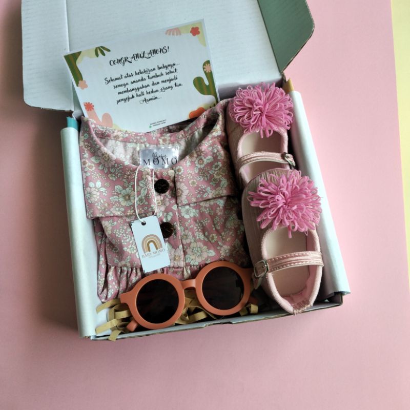 hampers bayi/hampers baby/kado bayi/kado melahirkan/baby gift set/kado bayi baru lahir/kado lahiran/kado bayi new born/parsel bayi/parcel bayi/parsel bayi murah/hampers/gift set baby/kado bayi laki laki/ kado bayi perempuan/kadobayi kembar/paket hampers-Sahla dress pink