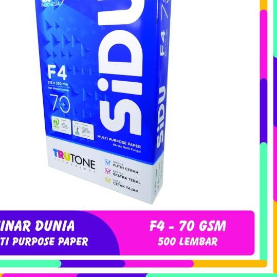 

✴ KERTAS HVS SINAR DUNIA F4 70gsm ✩