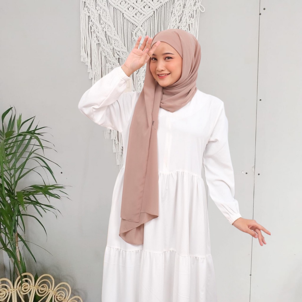 𝗖𝗮𝗿𝗲.𝗶𝗻  Pashmina Inner 2in1 / Pashmina Instan Iner Bando Ceruty Babydoll 180X75 PREMIUM QUALITY