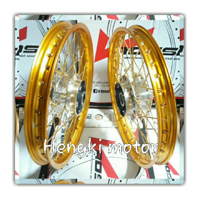 Velg vixion new advance warna kuning mas