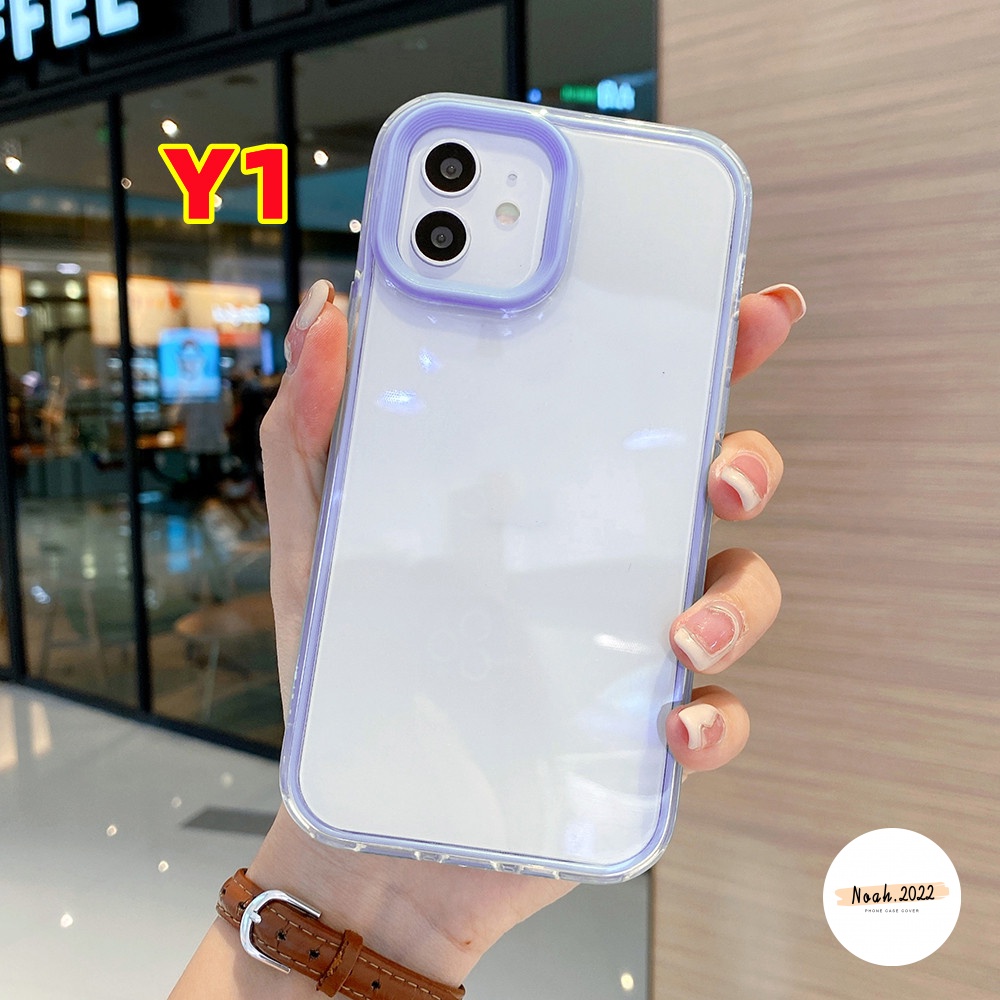 Soft Case Bumper TPU Bening Shockproof 3 in 1 Untuk Realme C25 C21Y C25s C12 C25 C11 C15 C20 C20A C11 2021 C3 Realme 6i 5 5s 5i