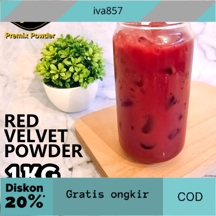 

PROMO JnC Red Velvet Silver Powder 1KG GRATIS ONGKIR
