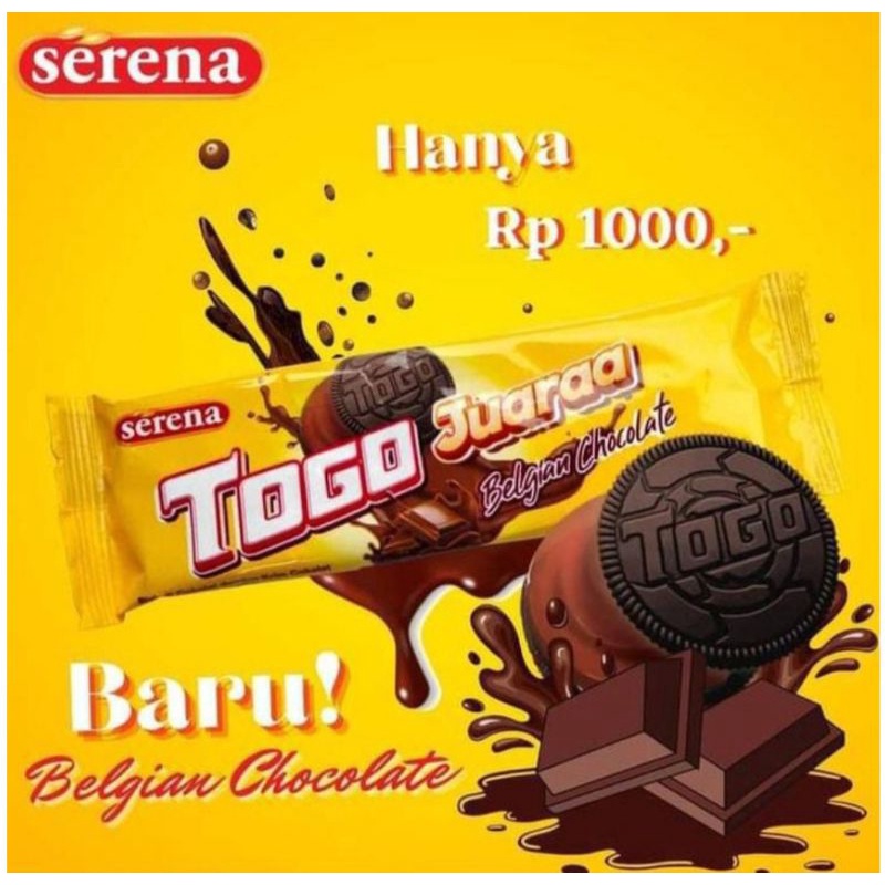 

New Product TOGO BELGIAN CHOCOLATE 1Pack Isi 10 Pcs.