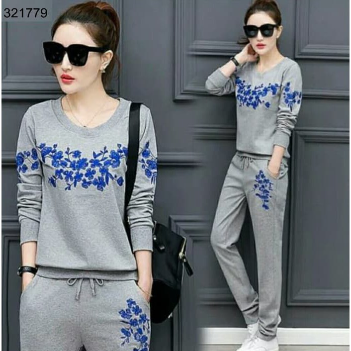 Real pict import 379 B stel salur gucci set baju dan celana pendek gucci wanita stelan gucci murah i