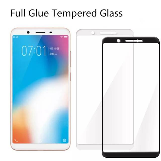 Tempered Glass Full Cover Vivo Y71 Tg Anti Gores Layar Screen Guard Protector Premium