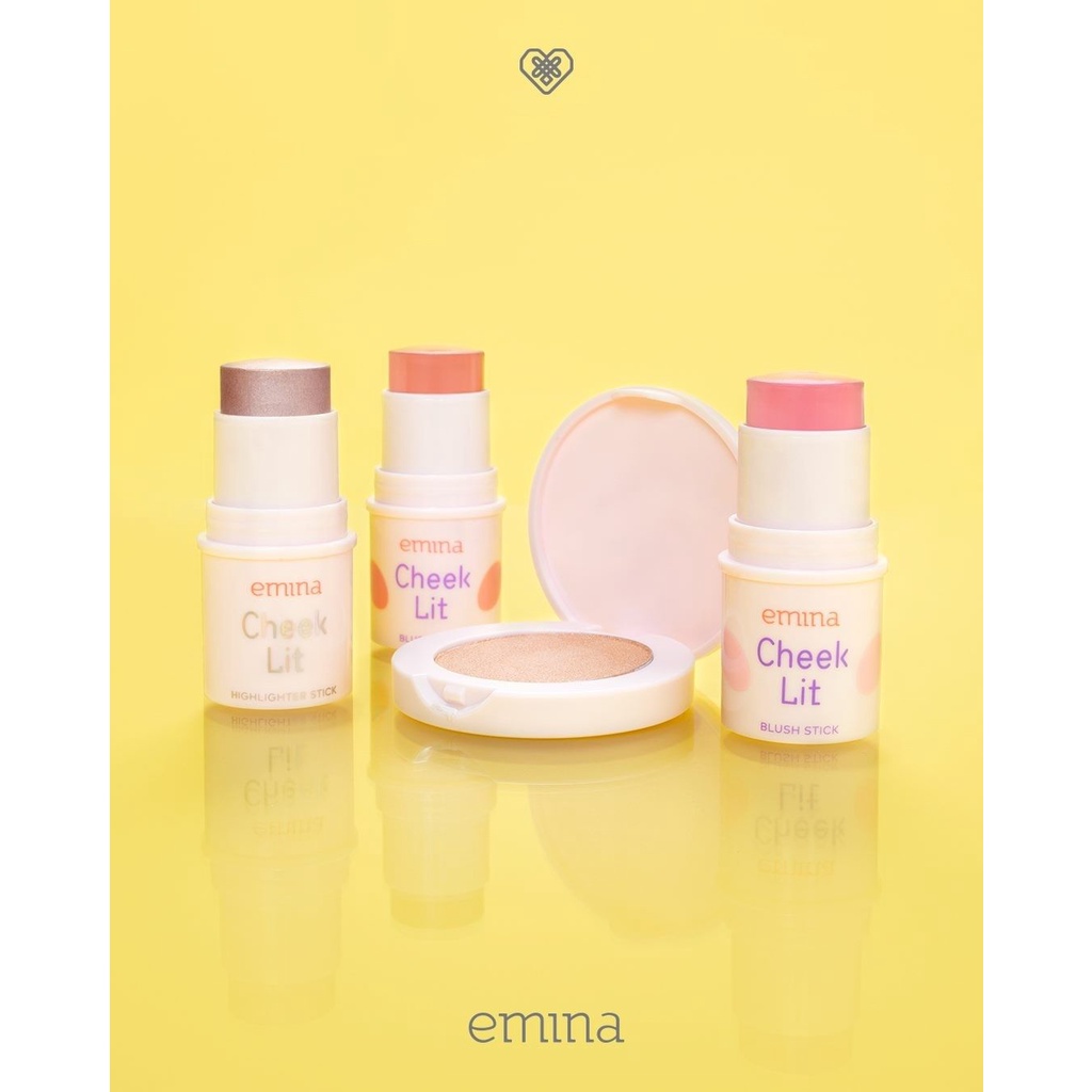 ✿ELYSABETHME✿ ˜”*°• emina •°*”˜. Emina Cheek Lit Blush On Stick perona pipi warna hasil natural