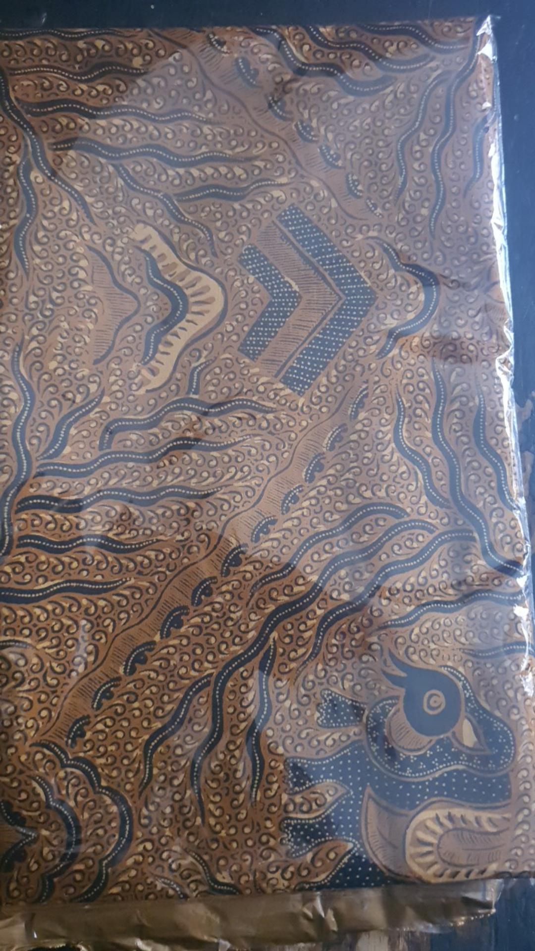 Kain Batik Solo (genes/semi Tulis) Motif Sogan Gajah Birowo