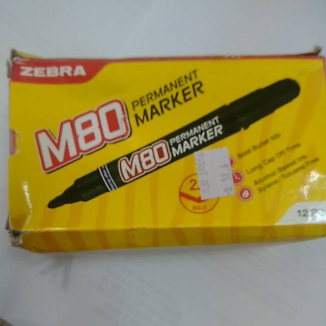 

Zebra permanant marker