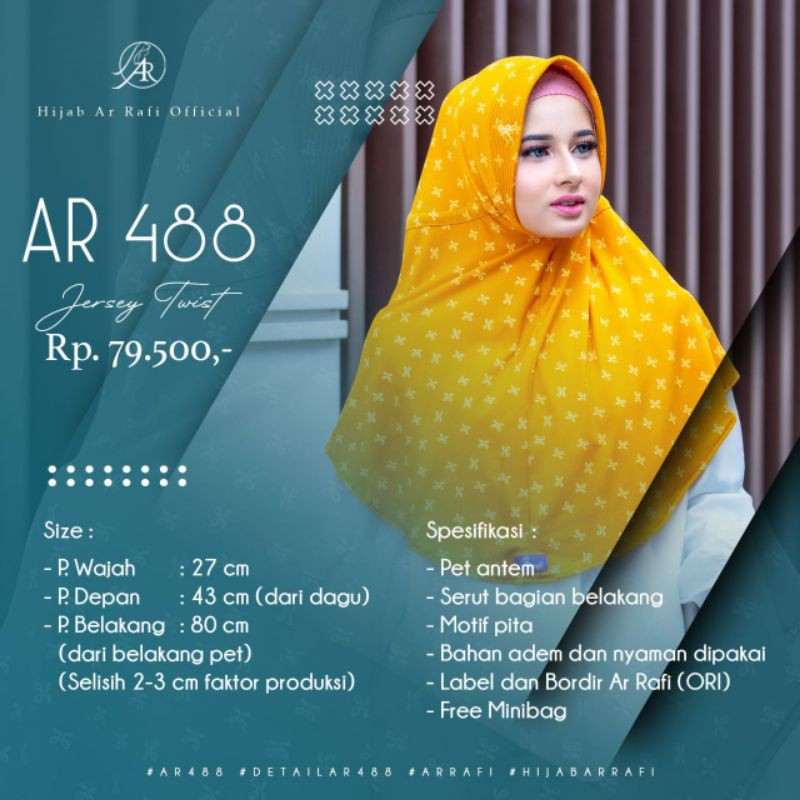ARRAFI 488 HIJAB INSTANT // AGEN ARRAFI