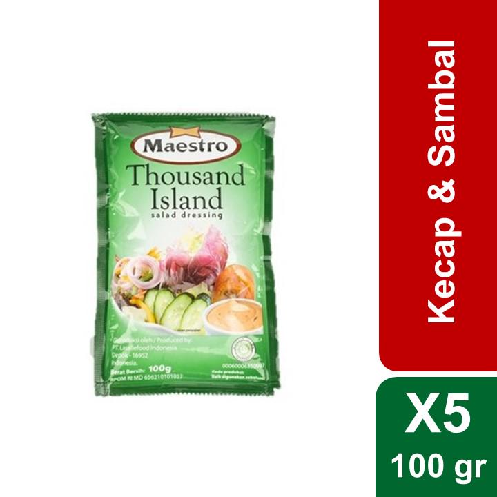

Maestro Thousand Island Sachet 5 x 100 gr