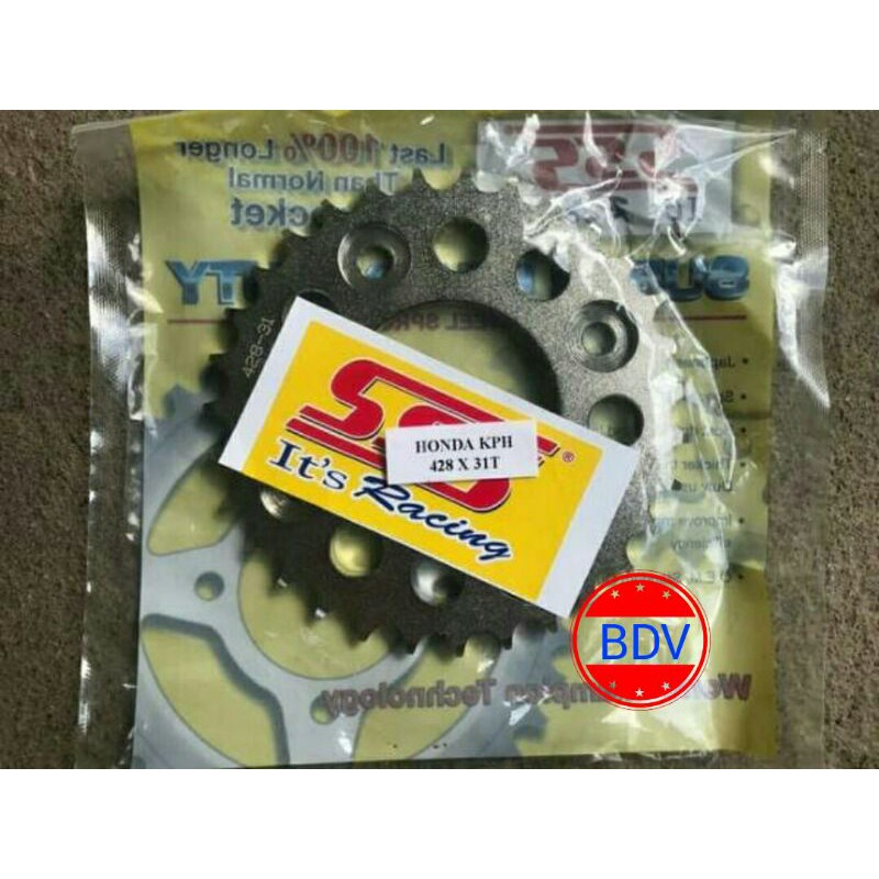 Gear/ Gir Belakang SSS 428 Karisma (KPH), Supra125, Blade 428 X 31T, 33T, 34T,35T,36T,37T,38T - 42T