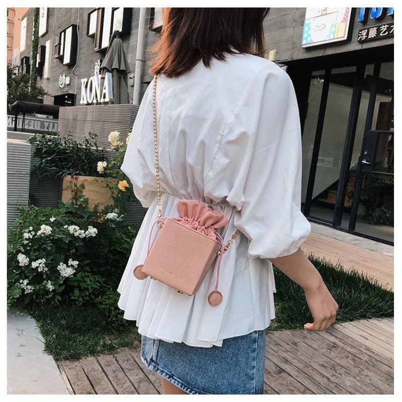 BJ71039 - BLACK/KHAKI/PINK/YELLOW TAS SERUT KUBUS BOX PESTA CLUTCH IMPORT TALI RANTAI BESI KOTAK TERMURAH TERLARIS BAGSTORE JAKARTA BQ3161 GT1604 JT778 LT1117 ELJ5094 CR7159