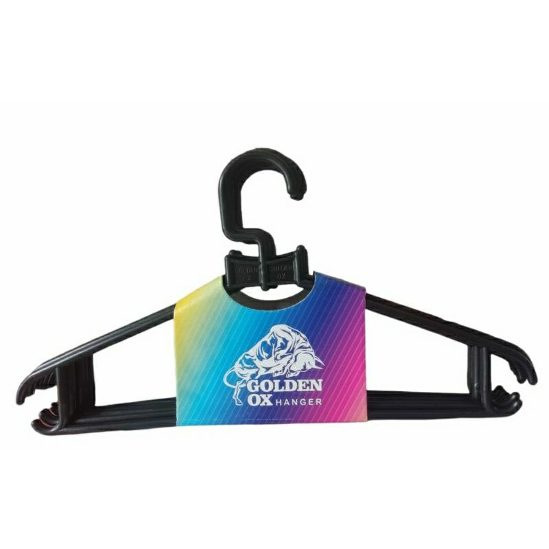 GANTUNGAN BAJU PLASTIK / HANGER BAJU PLASTIK (12 PCS)