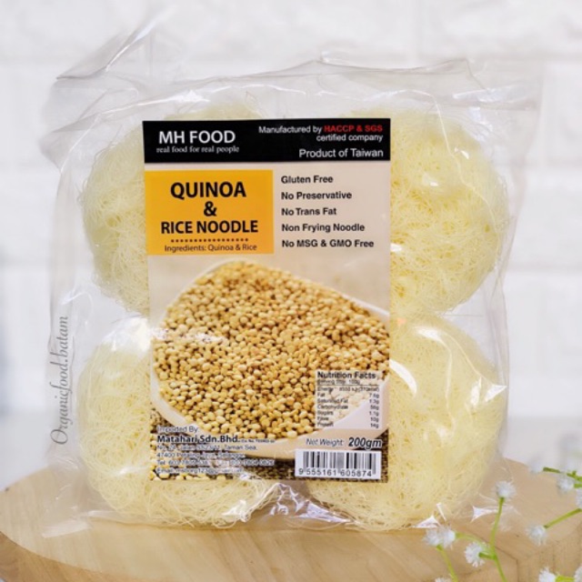 

MH Food Gluten Free Quinoa & Rice Noodle / Mie Sehat 200g