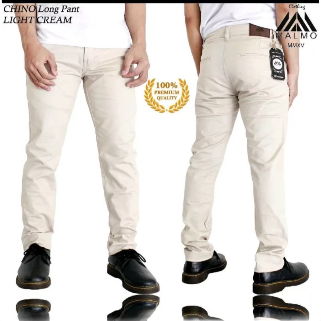 Celana katun chino pria/Celana pria jumbo/Celana panjang pria