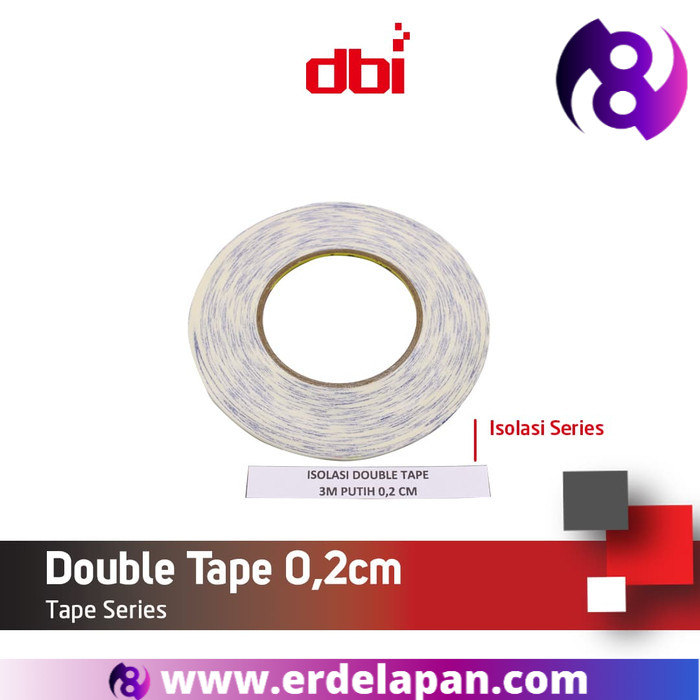 

ISOLASI DOUBLE TAPE 3M PUTIH 0,2 CM