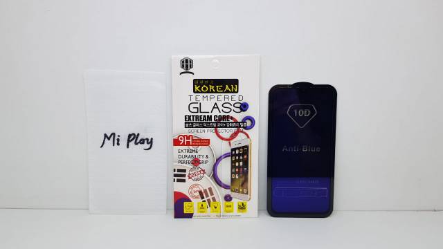 KOREAN Anti Blue Ray 10D Tempered Glass Xiaomi Mi Play 5.84 inchi FULL SCREEN FULL GLUE ANTI RADIASI